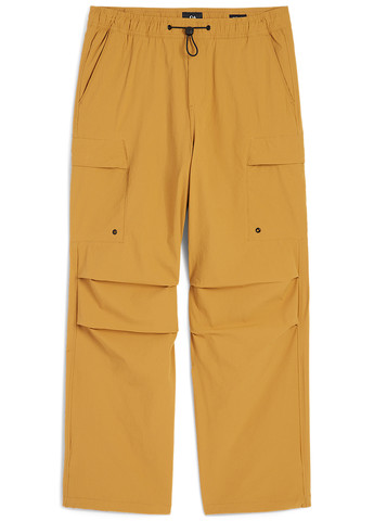 Горчичные кэжуал демисезонные прямые брюки C&A