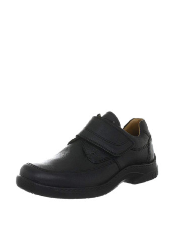 Классические черные мужские туфли Jomos на липучке