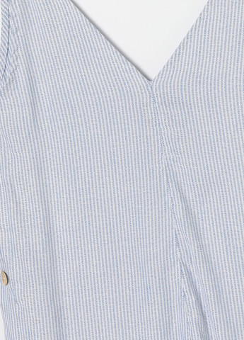 Комбинезон Lefties комбинезон-брюки полоска голубой кэжуал хлопок