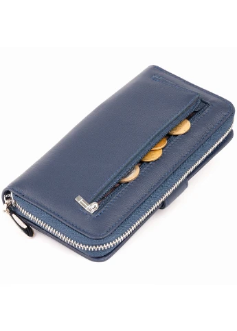 Жіночий шкіряний гаманець 19х9,5х2,5 см st leather (252131575)