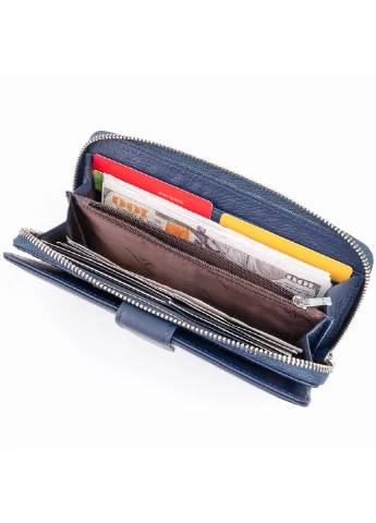 Жіночий шкіряний гаманець 19х9,5х2,5 см st leather (252131575)