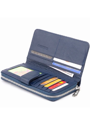Жіночий шкіряний гаманець 19х9,5х2,5 см st leather (252131575)