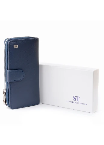 Жіночий шкіряний гаманець 19х9,5х2,5 см st leather (252131575)