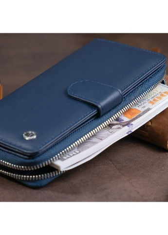 Жіночий шкіряний гаманець 19х9,5х2,5 см st leather (252131575)