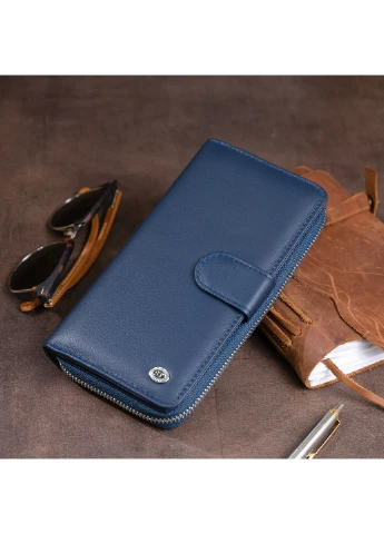 Жіночий шкіряний гаманець 19х9,5х2,5 см st leather (252131575)