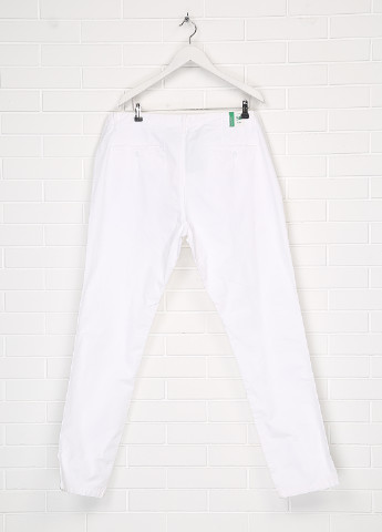 Джинси United Colors of Benetton слім однотонні білі джинсові бавовна