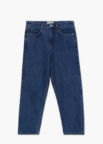 Темно-синие демисезонные баллоны джинсы Cropp