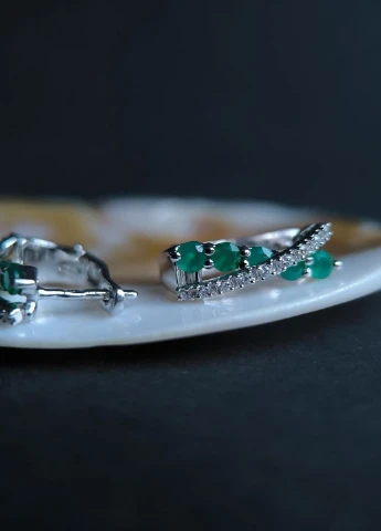 Серьги Silver Flame (354214503)