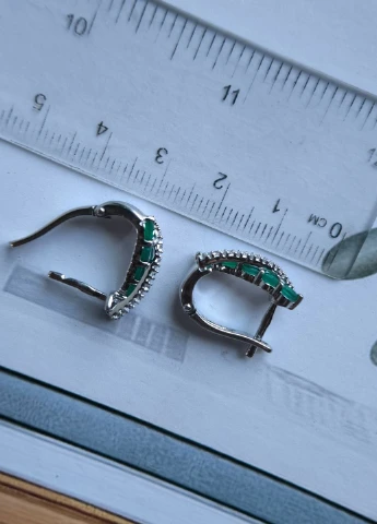Серьги Silver Flame (354214503)