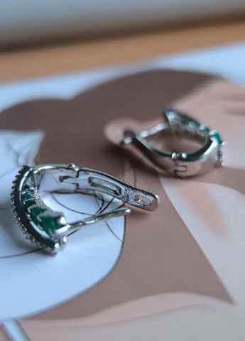 Серьги Silver Flame (354214503)