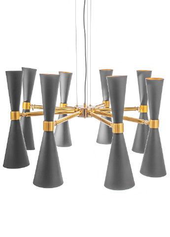 Люстра потолочная лофт подвесная BL-525S/16 E27 BK/G Brille (251290909)