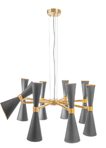 Люстра потолочная лофт подвесная BL-525S/16 E27 BK/G Brille (251290909)