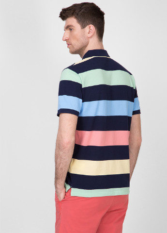 Цветная футболка-поло для мужчин Gant в полоску