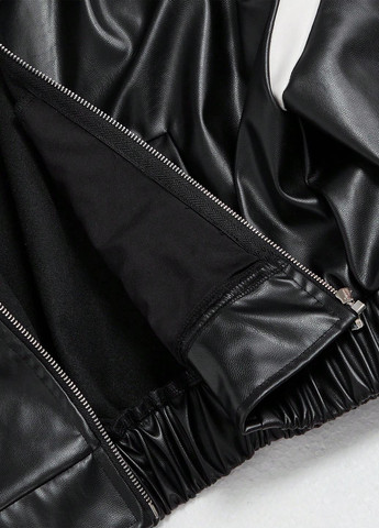 Чорна демісезонна куртка SHEIN