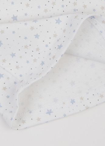 Белый демисезонный комплект (майка, трусы) Фламинго