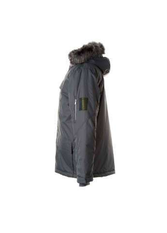 Серая зимняя куртка зимняя marten 2 Huppa