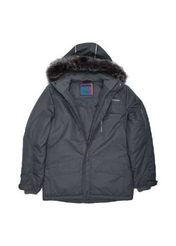 Серая зимняя куртка зимняя marten 2 Huppa