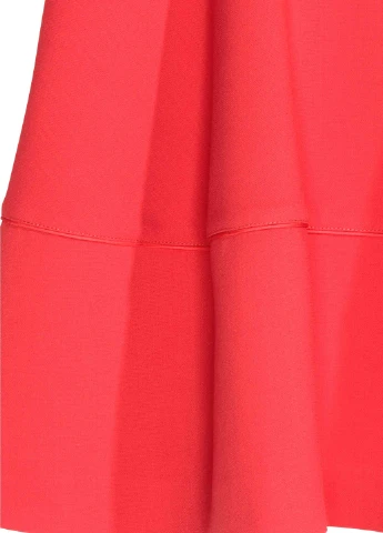 Коралловая кэжуал юбка H&M мини