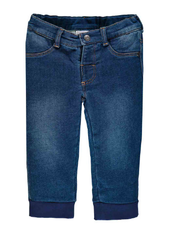 Синие демисезонные со средней талией джинсы MEK