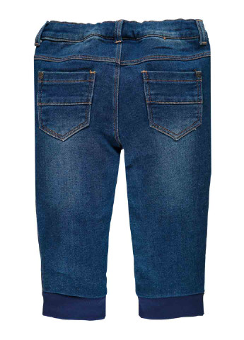 Синие демисезонные со средней талией джинсы MEK