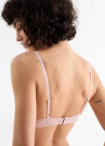 Світло-рожевий балконет бюстгальтер (2 шт.) C&A з кісточками бавовна