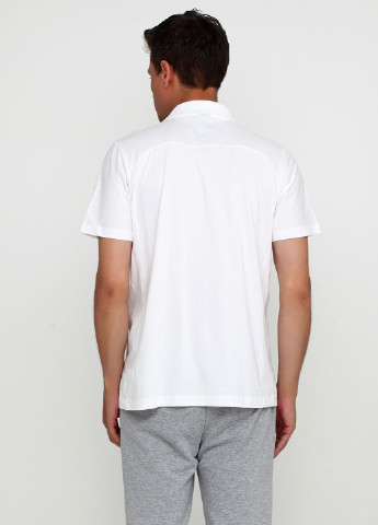 Белая футболка-поло для мужчин Puma с логотипом