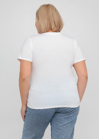 Белая летняя футболка SHEIN