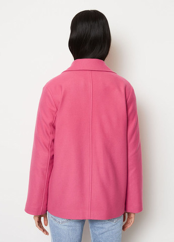 Розовое Кэжуал полупальто двубортное Marc O'Polo однотонное