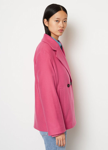Розовое Кэжуал полупальто двубортное Marc O'Polo однотонное