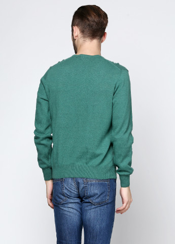 Зеленый демисезонный пуловер пуловер Magliere Di Perugia