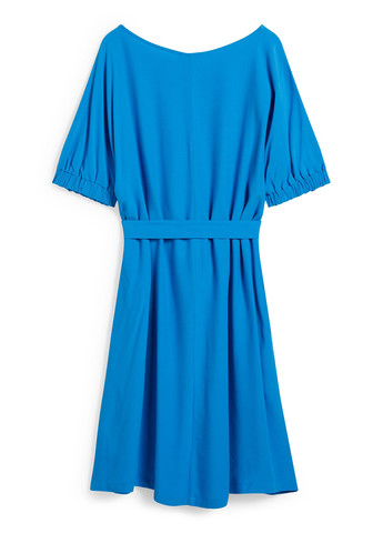 Светло-синее кэжуал платье C&A однотонное