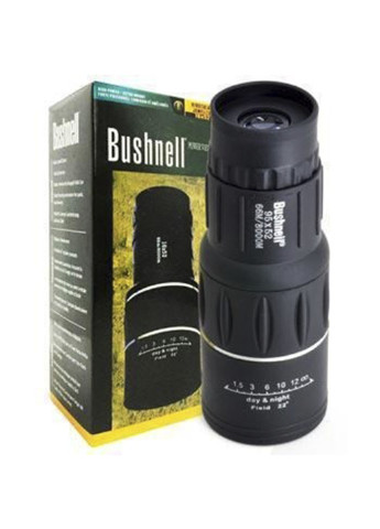 Cверхмощный монокуляр компактный легкий влагозащищенный подзорная труба с чехлом 16x52 PowerView Bushnell (251785783)