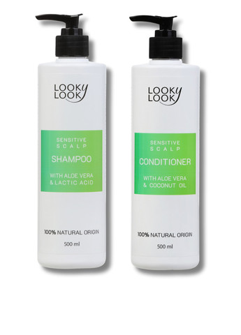 Комплексный XL-уход для чувствительной кожи головы Sensitive Scalp (2 пр.) Looky Look (311678388)