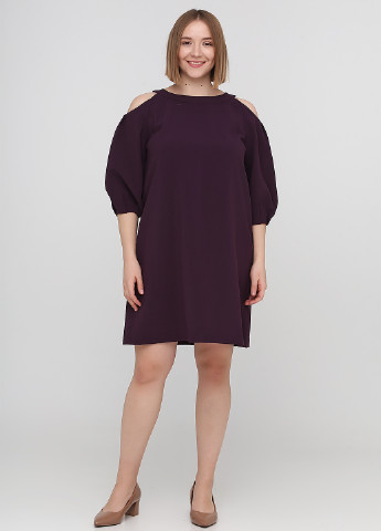 Фіолетова кежуал плаття, сукня а-силует Vero Moda однотонна