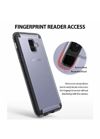 Чехол для мобильного телефона Fusion Samsung Galaxy A6 Smoke Black (RCS4438) Ringke (252571725)