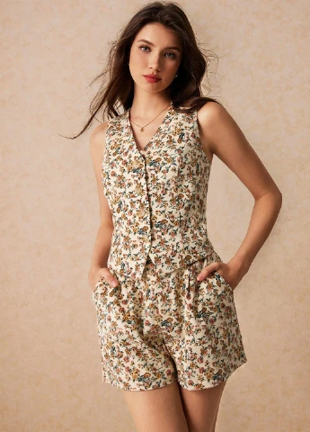 Костюм (жилет, шорти) SHEIN (346756265)
