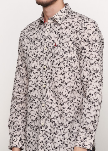 Светло-бежевая кэжуал рубашка с цветами Jack Wills