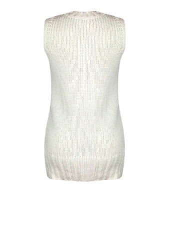 Белый демисезонный белый женский свитер-жилет джемпер F&F