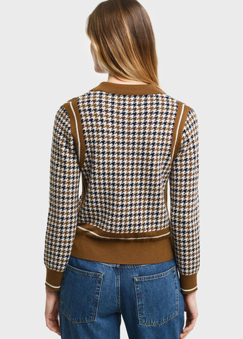 Коричневый зимний пуловер пуловер Gant