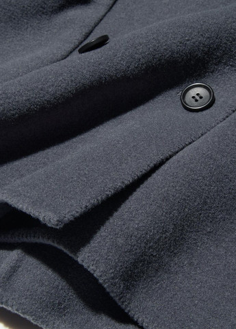 Сіре демісезонне Пальто двобортне Uniqlo