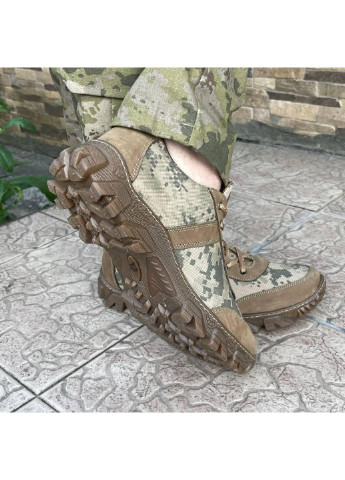 Хакі Осінні кросівки чоловічі тактичні літні зсу піксель 6636 41 р 26,5 см хакі No Brand