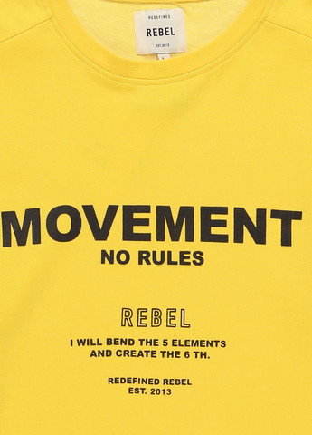 Желтая футболка Redefined Rebel
