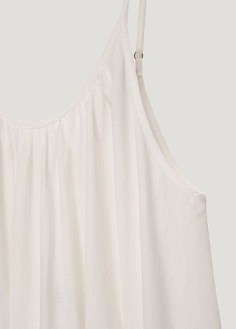 Молочное кэжуал платье с открытой спиной JUL однотонное