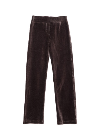 Темно-коричневые домашние демисезонные прямые брюки Conte