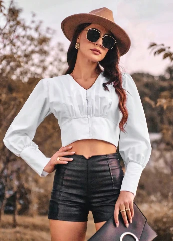 Белая блуза SHEIN