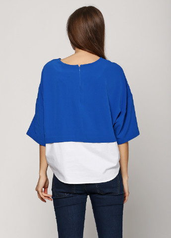 Синяя демисезонная блуза Silvian Heach
