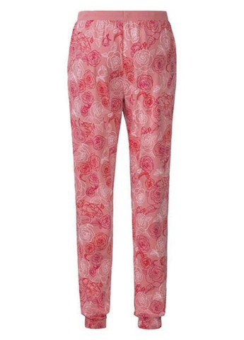 Темно-розовая всесезон пижама (лонгслив, брюки) лонгслив + брюки Esmara