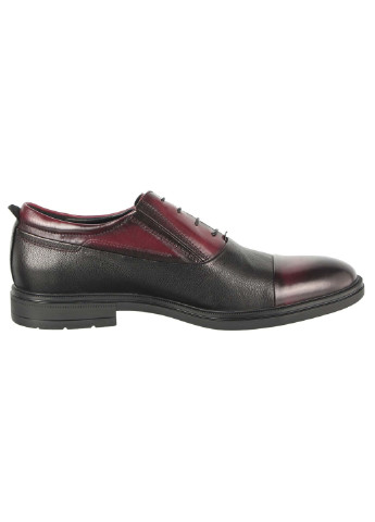 Черные мужские классические туфли 196538 Cosottinni на шнурках