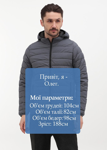 Сіра демісезонна куртка QQN