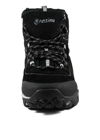Черные осенние ботинки Restime